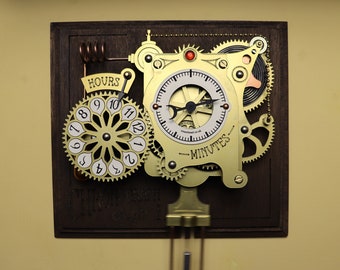 Chronograph Steampunk Clock