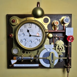 The Barometric Prognosticator 3 Working Steampunk Weather Machine