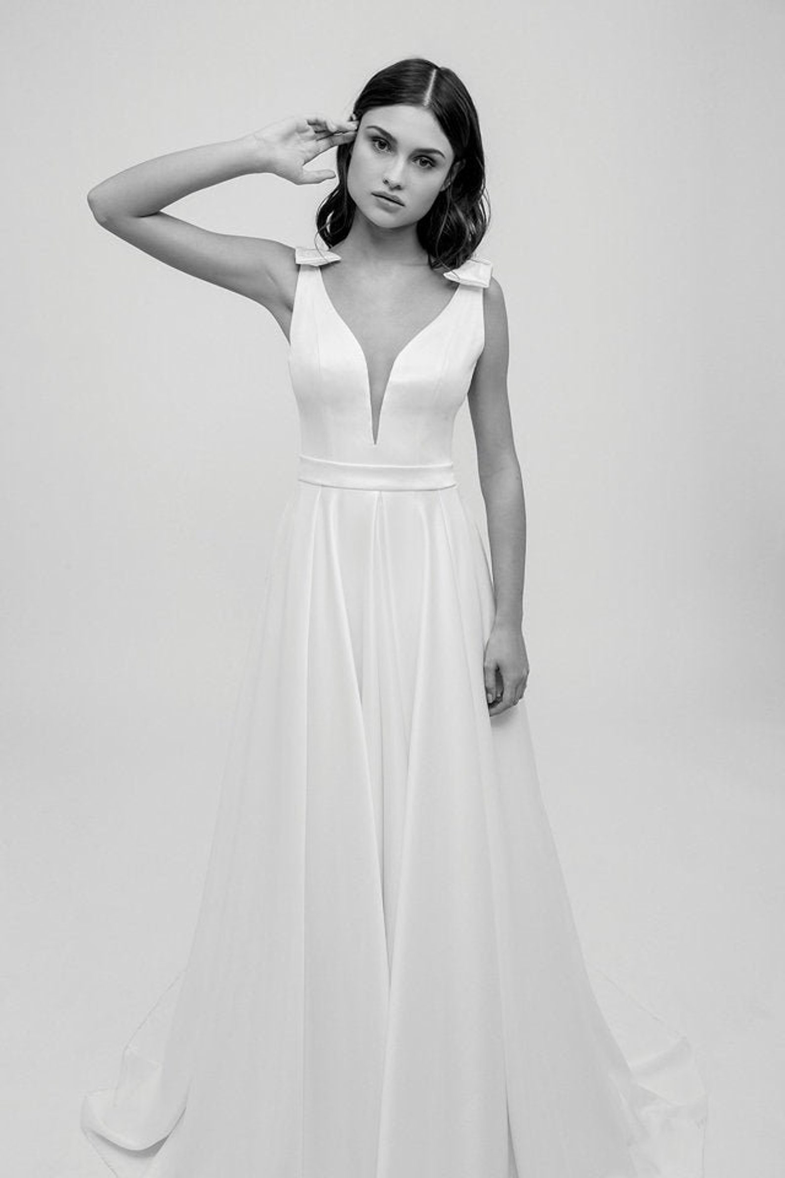 Elegant Wedding Dress White Wedding Dress Wedding Gown | Etsy