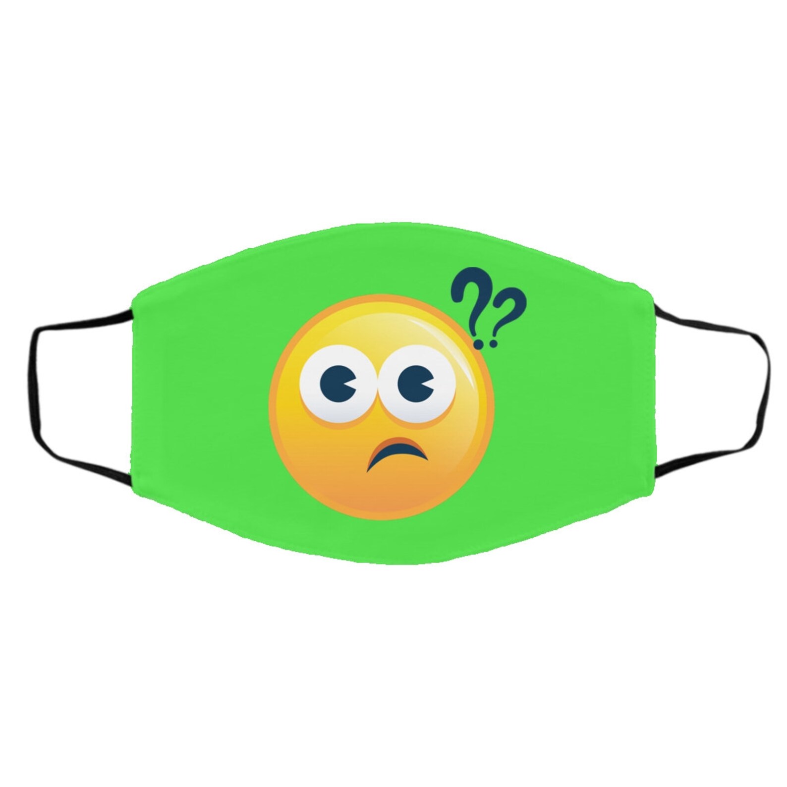 Emoji Face Mask Huh What Emoji Maschera viso lavabile e Etsy