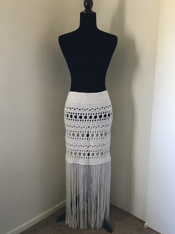 The Echo Fringe Crochet Skirt Pattern Easy Crochet Skirt Pattern