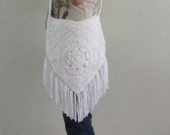 Crochet Boho Bag Pattern | Crochet Over The Shoulder Bag Pattern