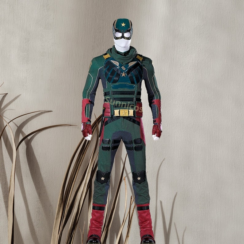 The Boys Cosplay Soldier Boy Cosplay Costume Ben Green Full Etsy