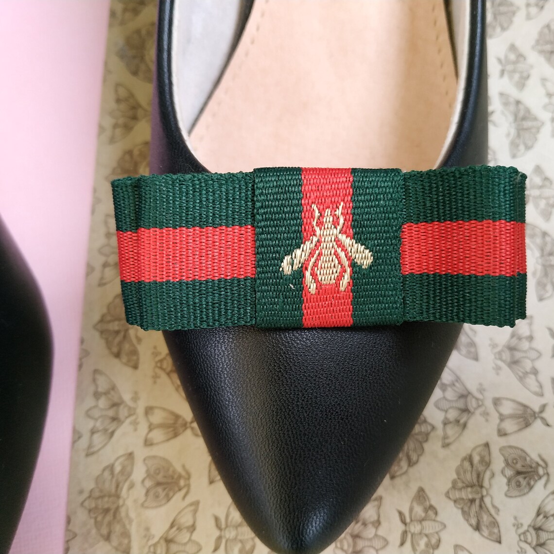 Clips de zapatos de abeja Clips para zapatos rojo verde Etsy