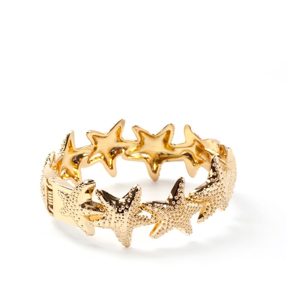 Gold Starfish Fashion Bracelet Etsy Singapore