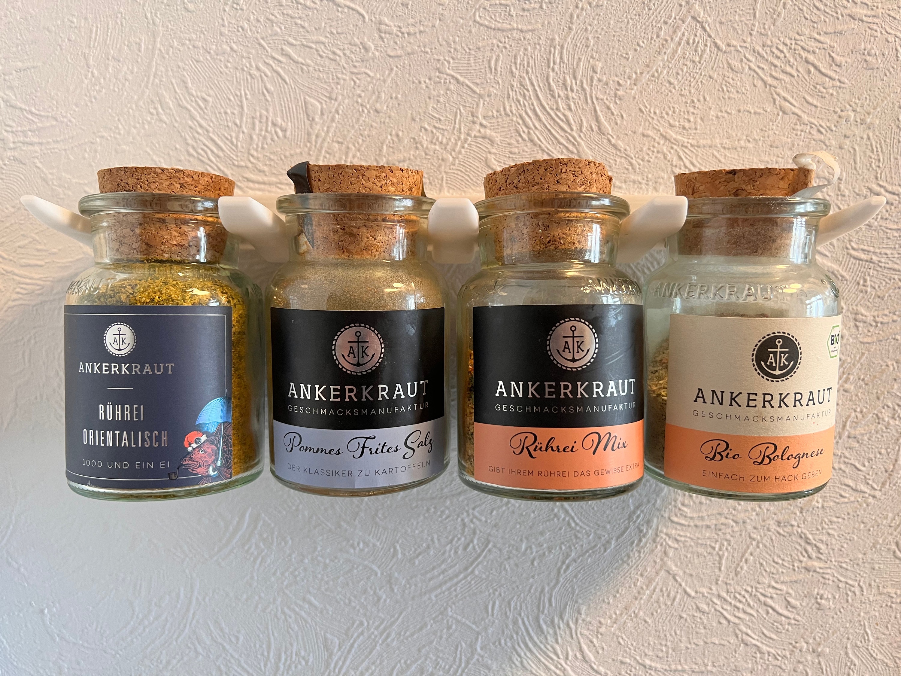 Spice Rack Ankerkraut Suitable for Spice Jars, Wall Bracket Can Be Mounted  on Walls or in Cupboards. Including Screws! - Etsy