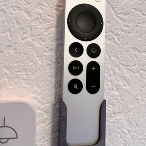 Apple TV wall mount for remote control, suitable for Apple TV from 3rd generation and AppleTV 4K, including screw