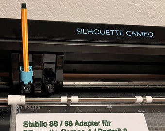 2x adapter Stabilo 88 / 68 for Silhouette Cameo 4 / Portrait 3 - accessories - 2 pieces