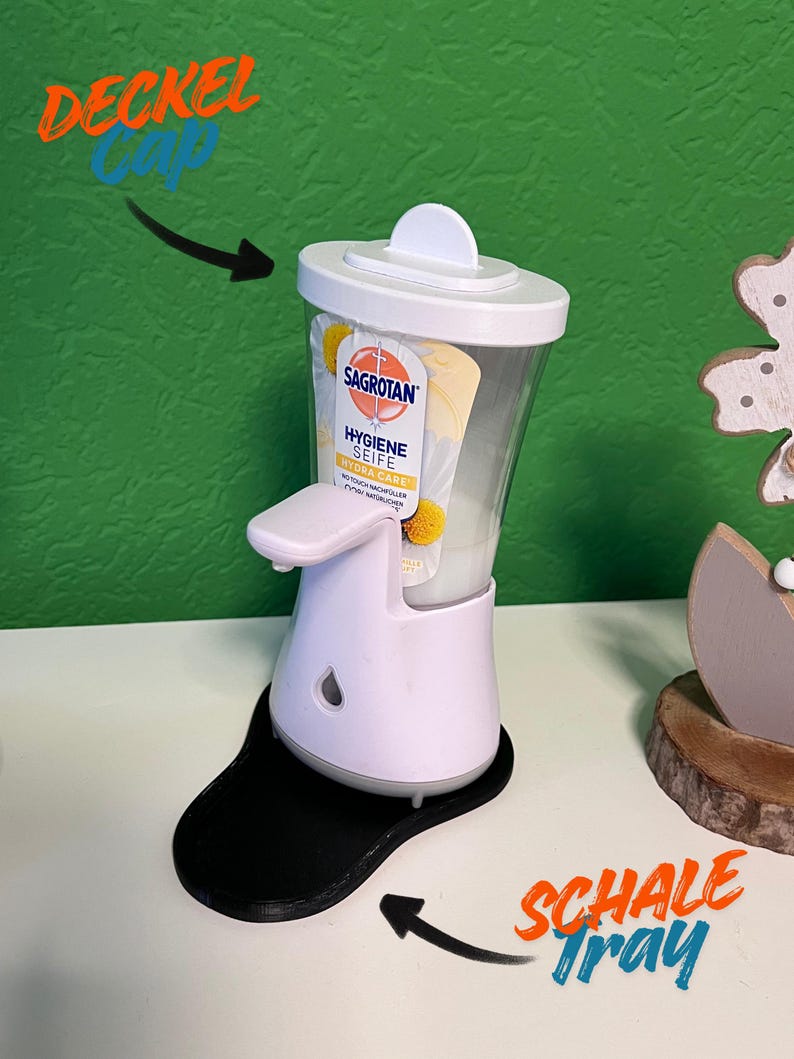 Refill cap and drip tray for Sagrotan No Touch from Dettol image 2