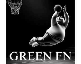 Peter Griffin “Green FN” Basketball Meme Sticker – Funny Internet Humor Vinyl Decal