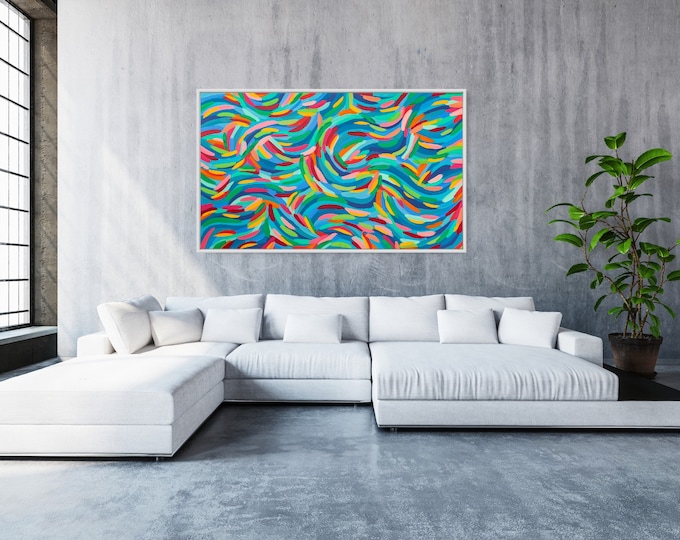 Original Canvas painting 120 x 200 cm | 20% OFF !