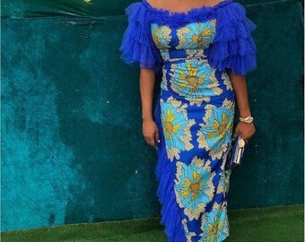 aso ebi wedding dress
