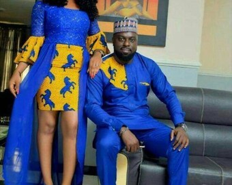 couples african print outfits