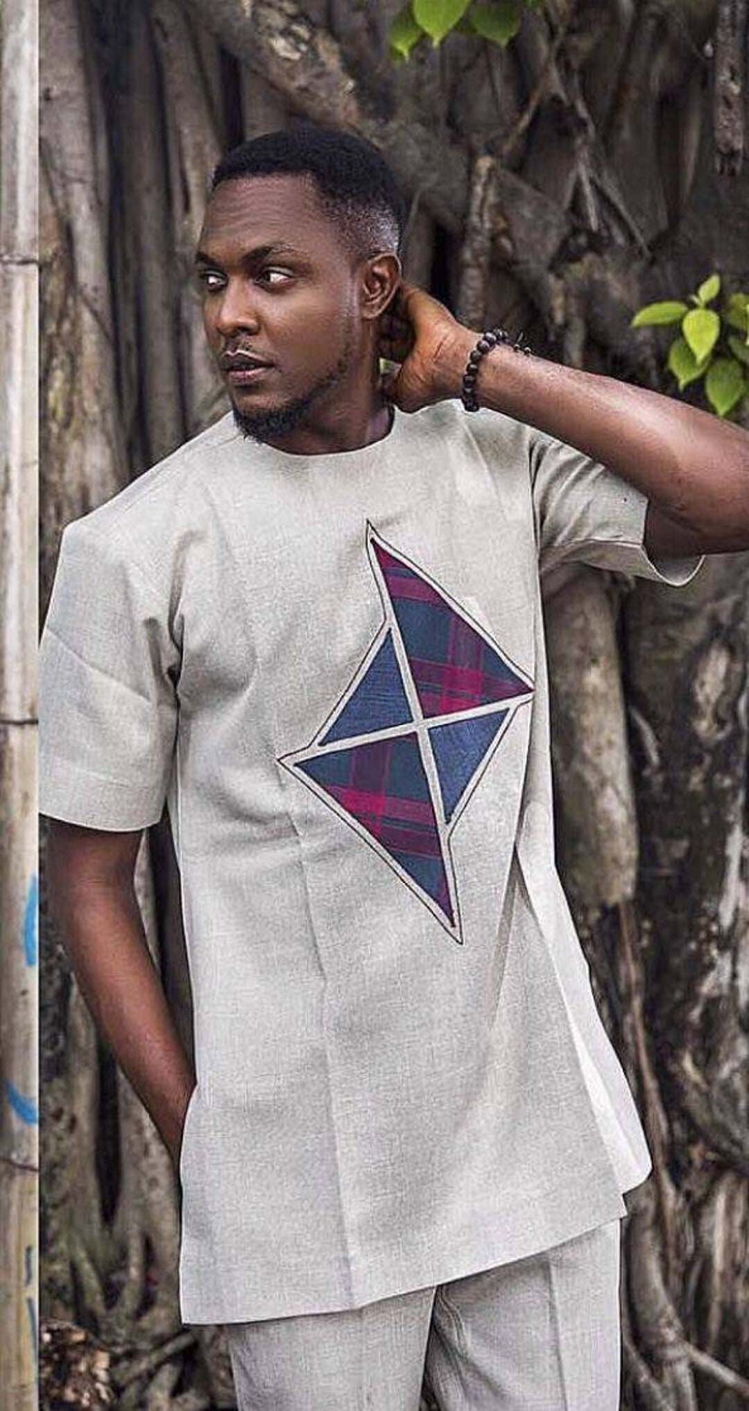 African Men's Clothing / African Fashion/ Wedding Suit/dashiki