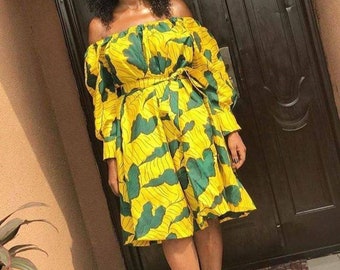 Ankara flare gowns hot sale 2019
