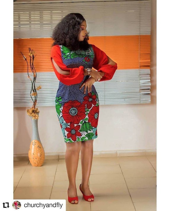 African Women Dress, African Ankara Touch, Dashiki Gown, Ankara Gown,  African Wedding Gown, Ankara Styles, African Women Wears, Women Outfit 