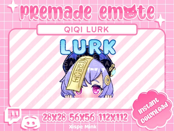 Qiqi Genshin Impact Emote For Twitch And Discord Etsy