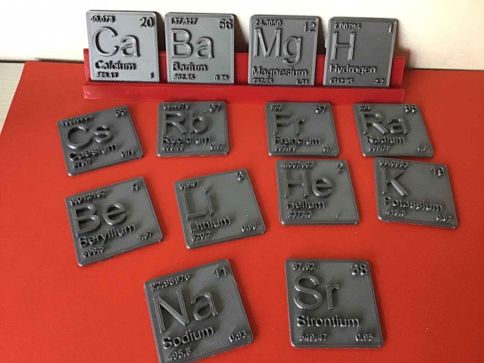 Periodic Table Of Elements S Block Chemistry Stl File