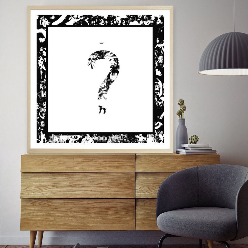 Xxxtentacion Sad Album Cover Wall Art Paint Decor Canvas Etsy