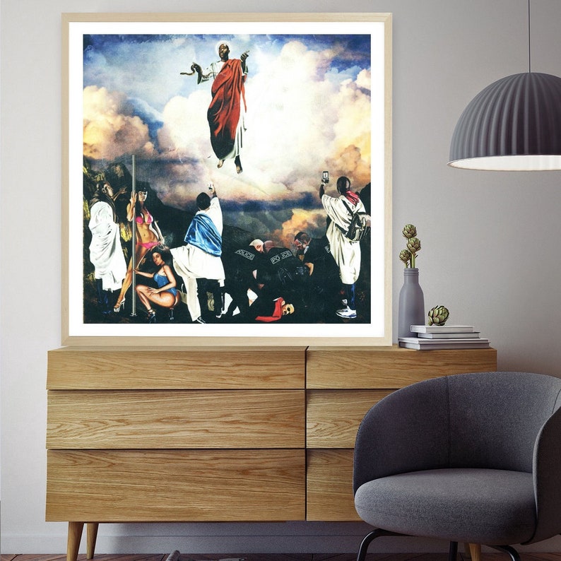 Freddie Gibbs You Only Live 2wice Album Cover Wall Art Paint Etsy