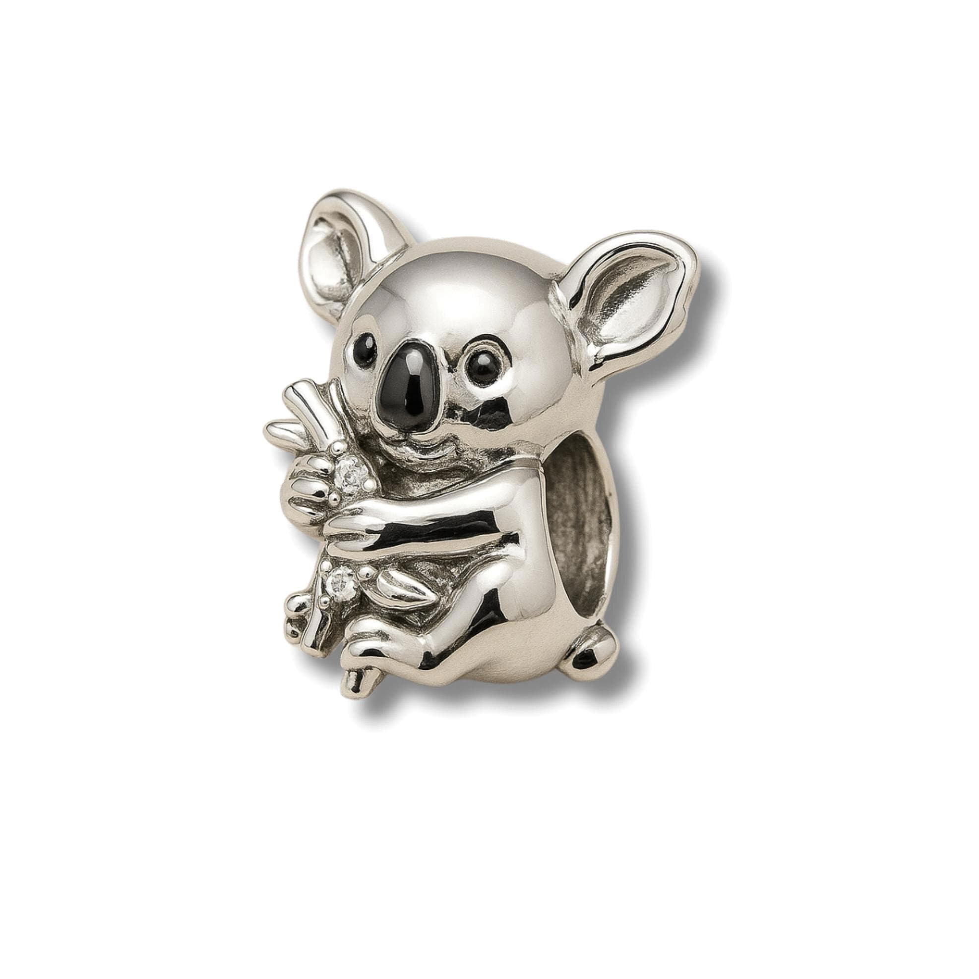 Koala Bead Charm Sterling Silver 925 With Gift Box - fits Pandora Bracelet