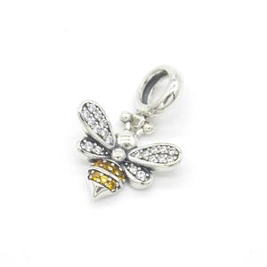 Bumblebee / Bee Bead Charm Sterling Silver 925 With Gift Box - fits Pandora Bracelet