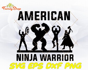 Download Ninja Warrior Cousin Etsy