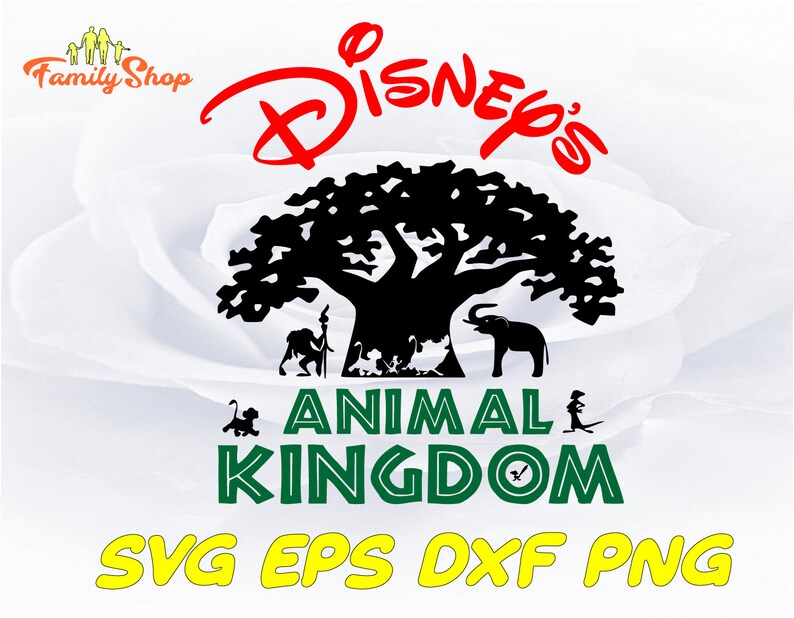 Download Animal Kingdom svg-Tree of Life dxf digital design SVG cut | Etsy