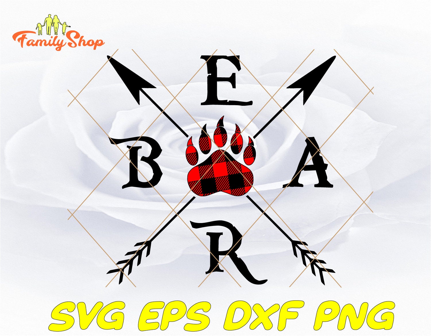 Download BEAR SVG-Mama Bear SVG-arrow monogram-digital design-png ...