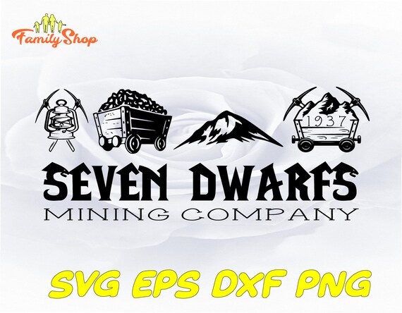 Seven Dwarfs Mining Company Dwarfs Svg Cut Files Svg Files Etsy