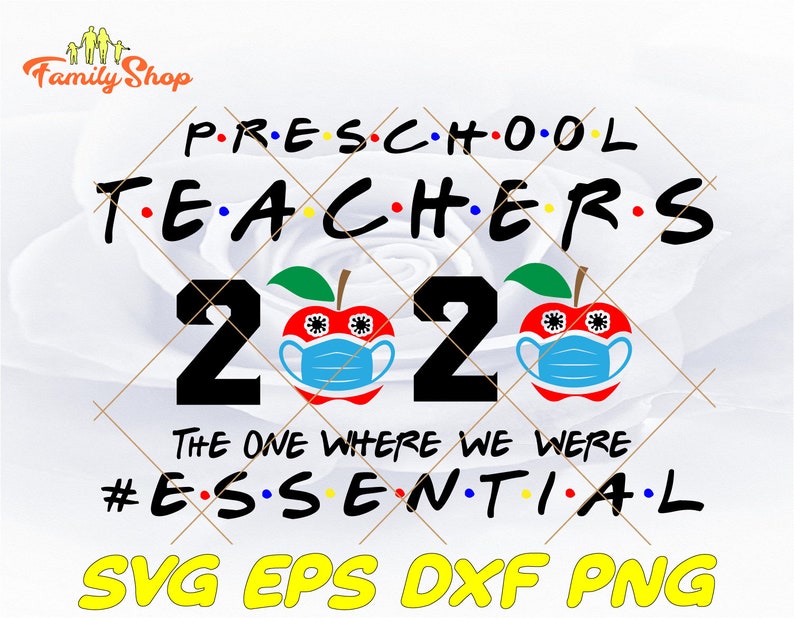 Download Preschool Teacher ESSENTIAL 2020 SVG-Preschool Teacher Life | Etsy