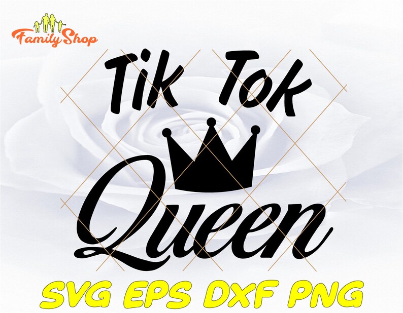 Download Tik tok queen svg-tik tot png-tik tok svg-Funny tik tok | Etsy