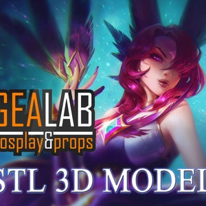 Feather Blades of Star Guardian Xayah  - STL 3D Model for Cosplay (League of Legends)