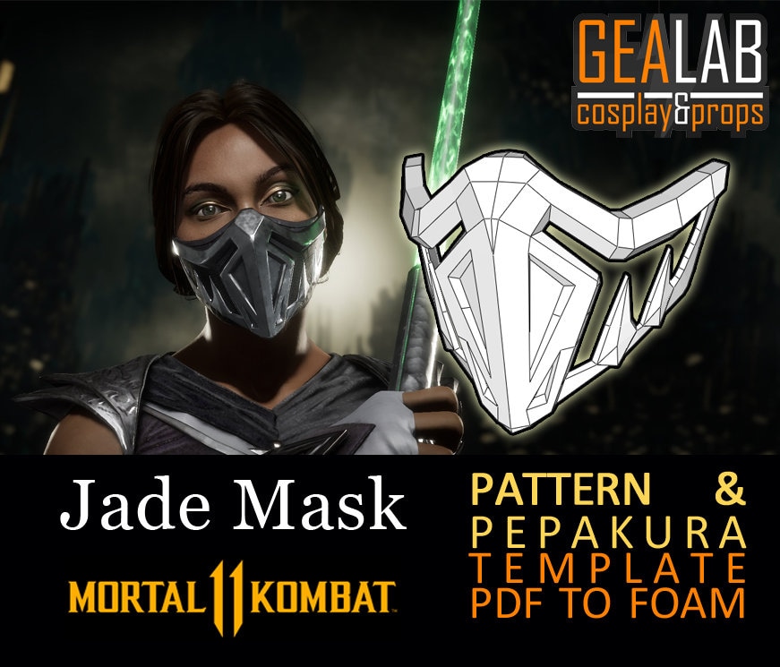 Mortal Kombat Mask Pepakura