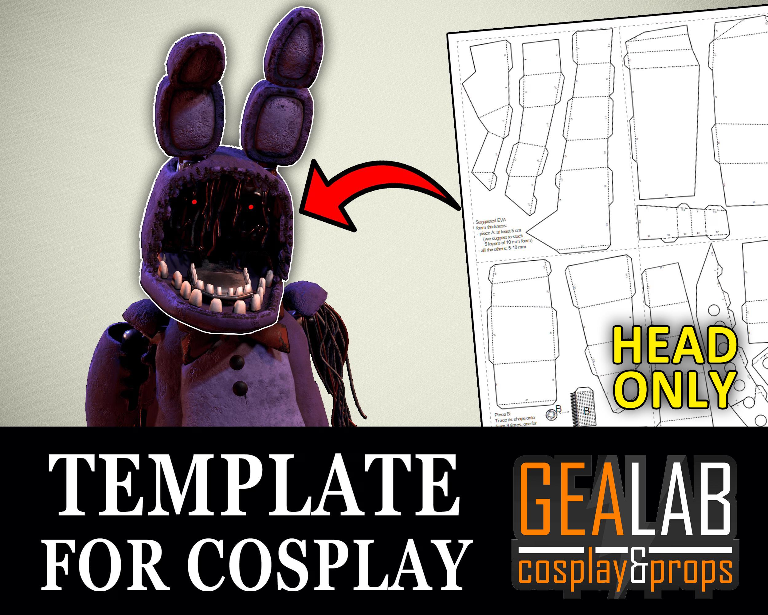 Puppet mask five nights at freddy costume - Etsy 日本