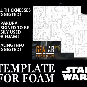 Boba Fett Armor Pieces - PDF &amp; PDO Pepakura Templates for Foam Cosplay ...