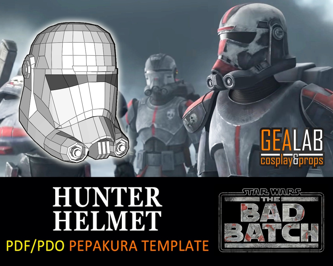 Destiny Hunter Helmet Pepakura
