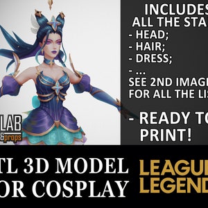 Prestige Star Guardian Syndra Stars - STL 3D Files for Cosplay (Lol, League of Legends) Accessories