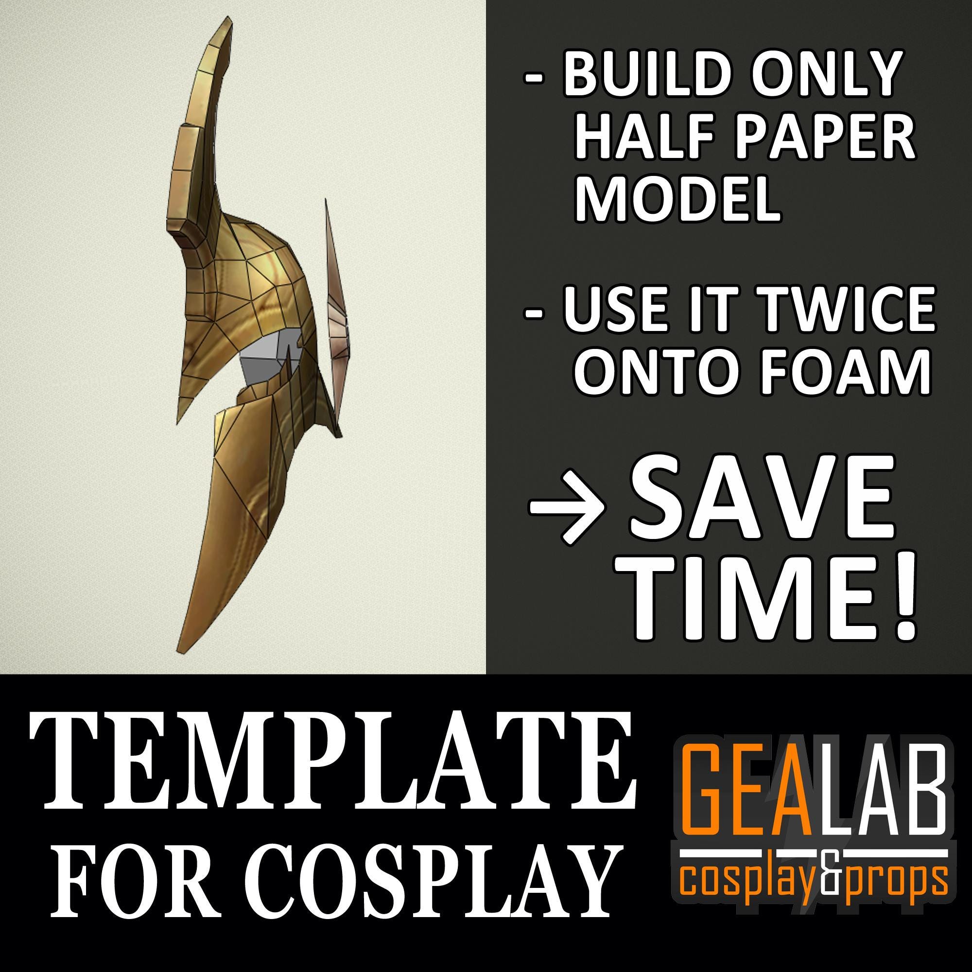 Pantheon Pepakura - Plantillas PDF y PDO para Cosplay (LoL, League of  Legends) - Patrón, Espuma EVA - Etsy México, image size:2000x2000