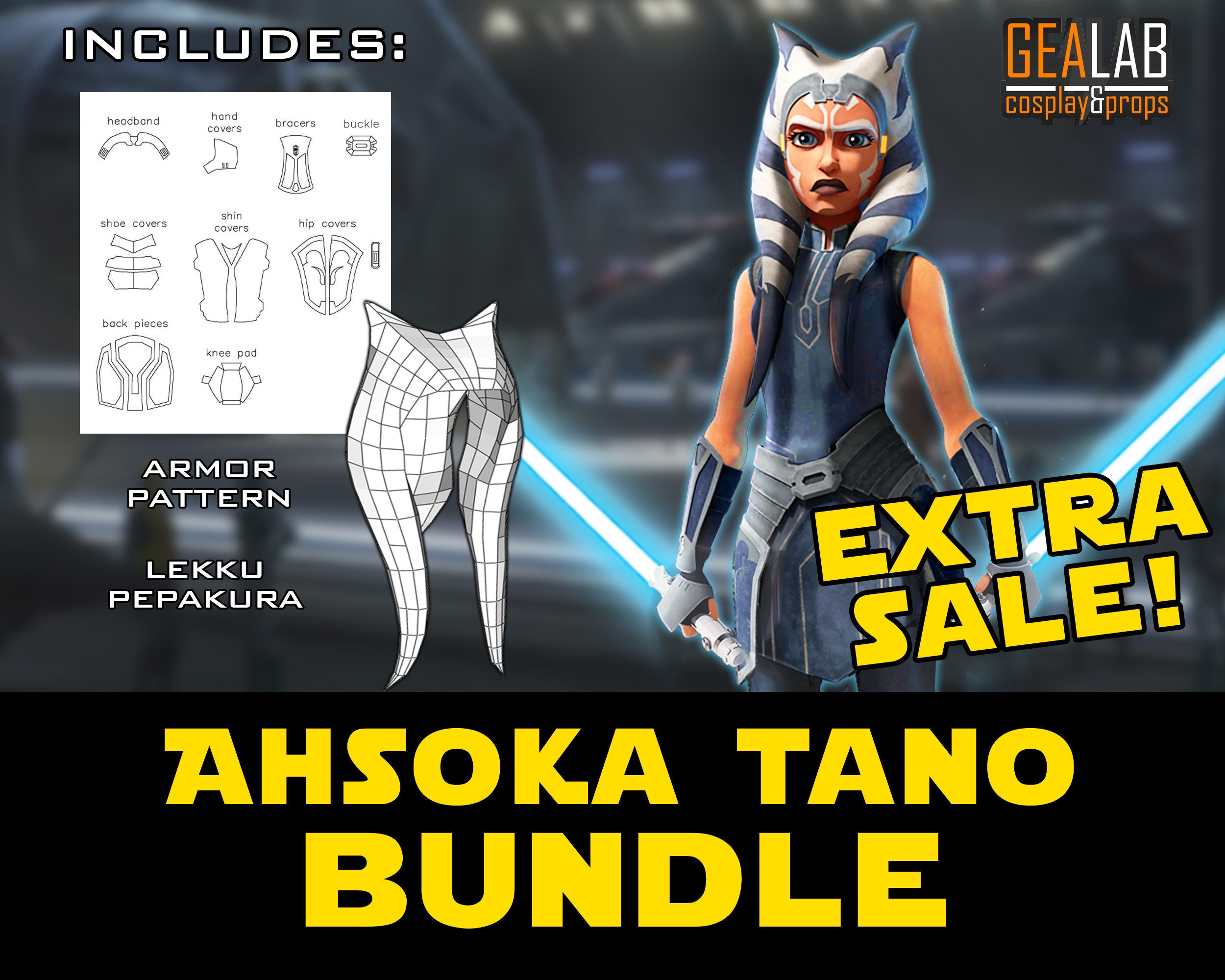 Star Wars Ahsoka Tano Money Clip Wallet - Star Wars