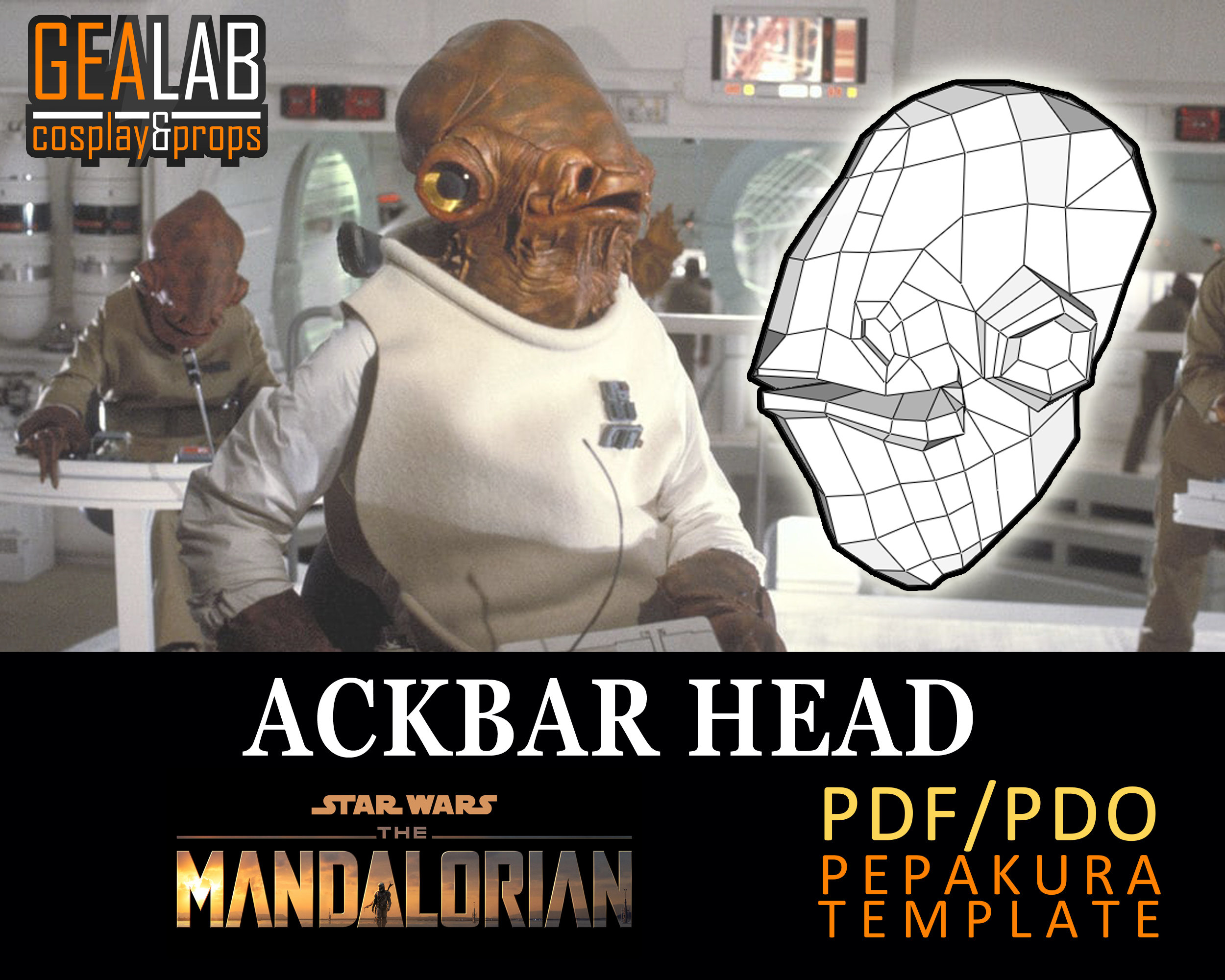 【当時物】スターウォーズ　アクバー提督マスク 当時物】スターウォーズ アクバー提督マスク その他