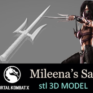 Sai Mileeny, model STL 3D do cosplayu (Mortal Kombat X)
