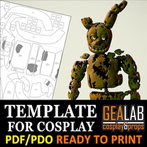 限定セール中‼️FNAF スプリングトラップ コスプレヘルメット Custom Springtrap Five Nights at Freddy' Head Mask | eBay