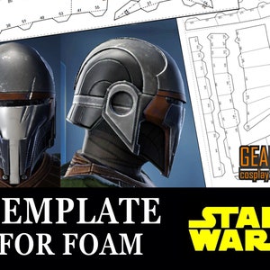 Darth Revan Helmet - PDF & PDO Pepakura Templates for Foam Cosplay (Star Wars: The Old Republic) Pattern, Papercraft, DIY, Mask