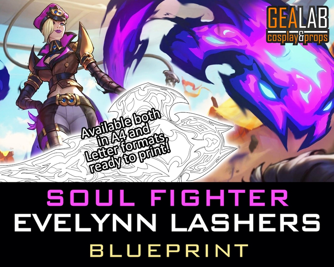 Soul Fighter Evelynn Lashers - Blueprint for Cosplay (league of Legends ...