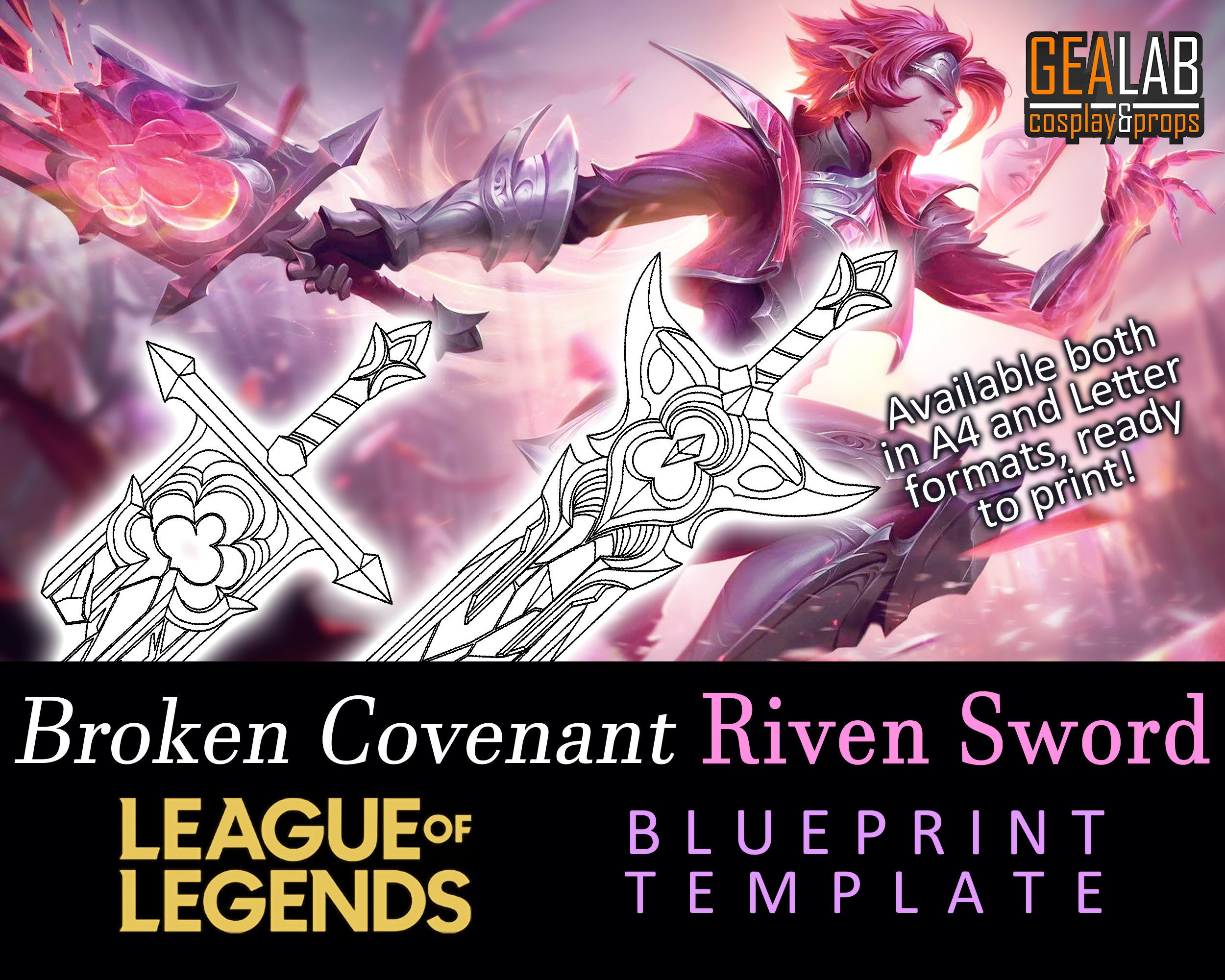 Broken Covenant Riven Skin Spotlight - League of Legends 