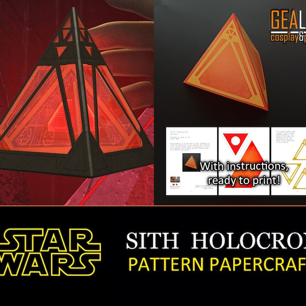 Sith Holocron Papercraft - Star Wars