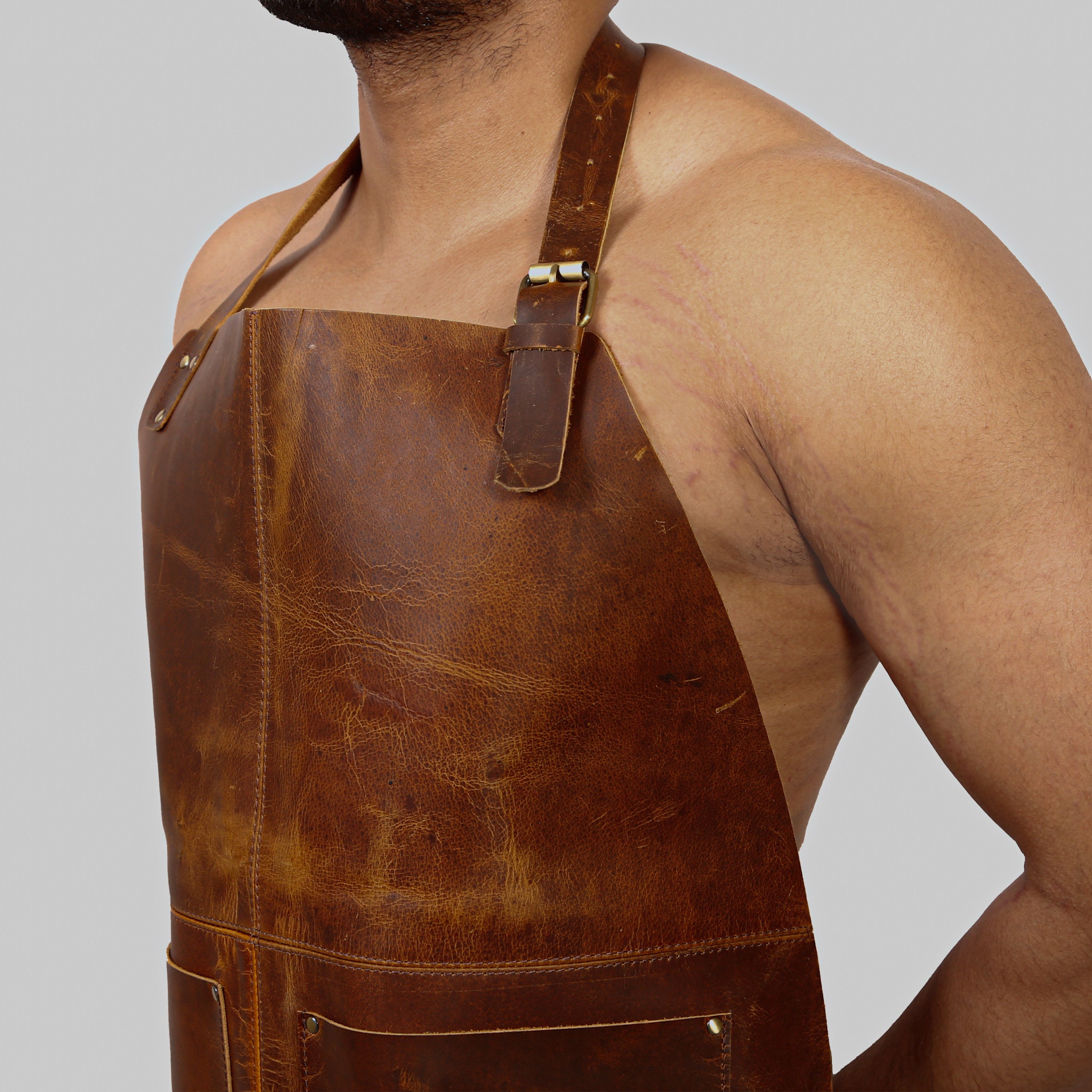 LEATHER APRON FOR men Personalized apron blacksmith apron with Etsy