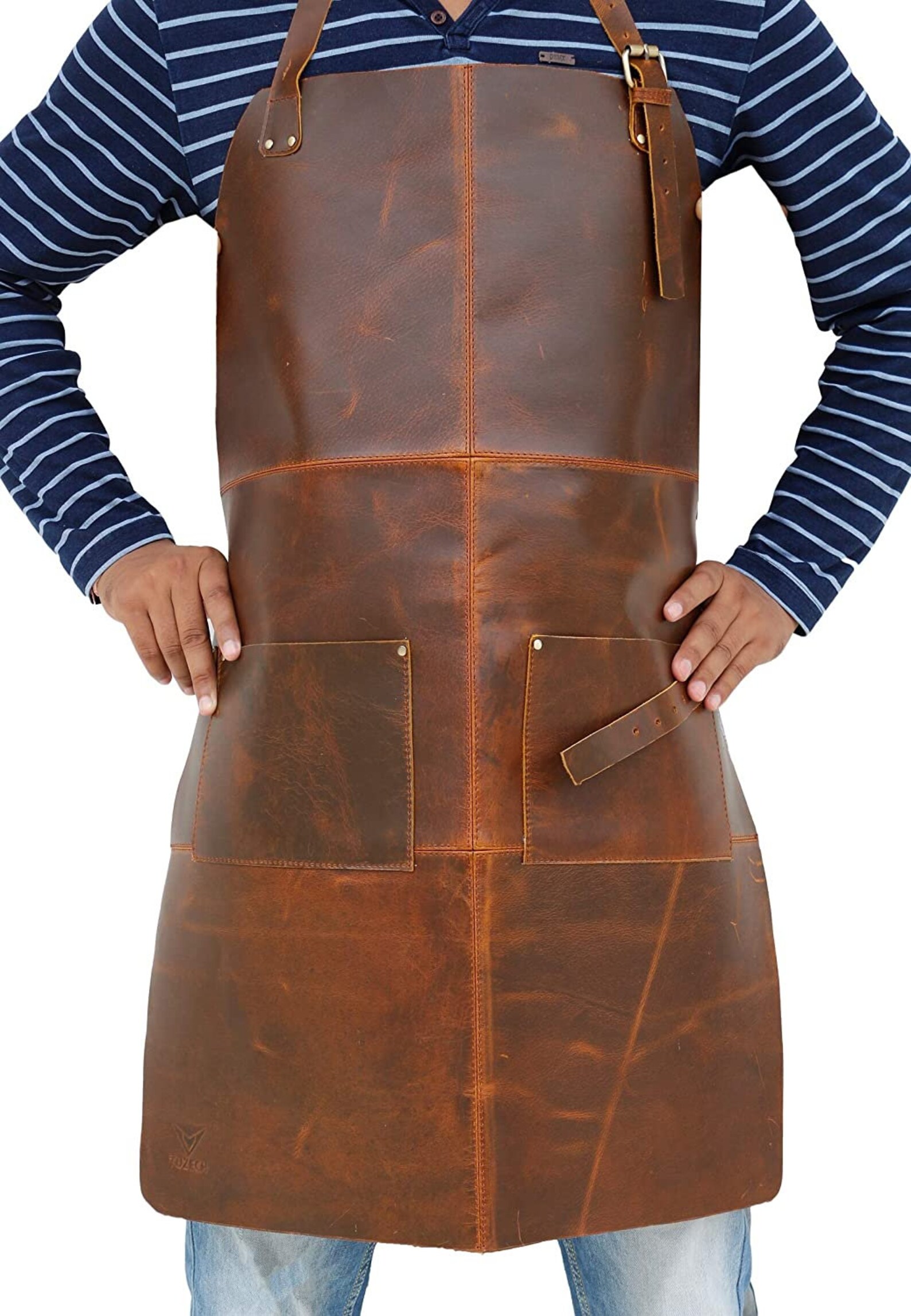 Tablier en cuir pour hommes maison ChefModèle Etsy