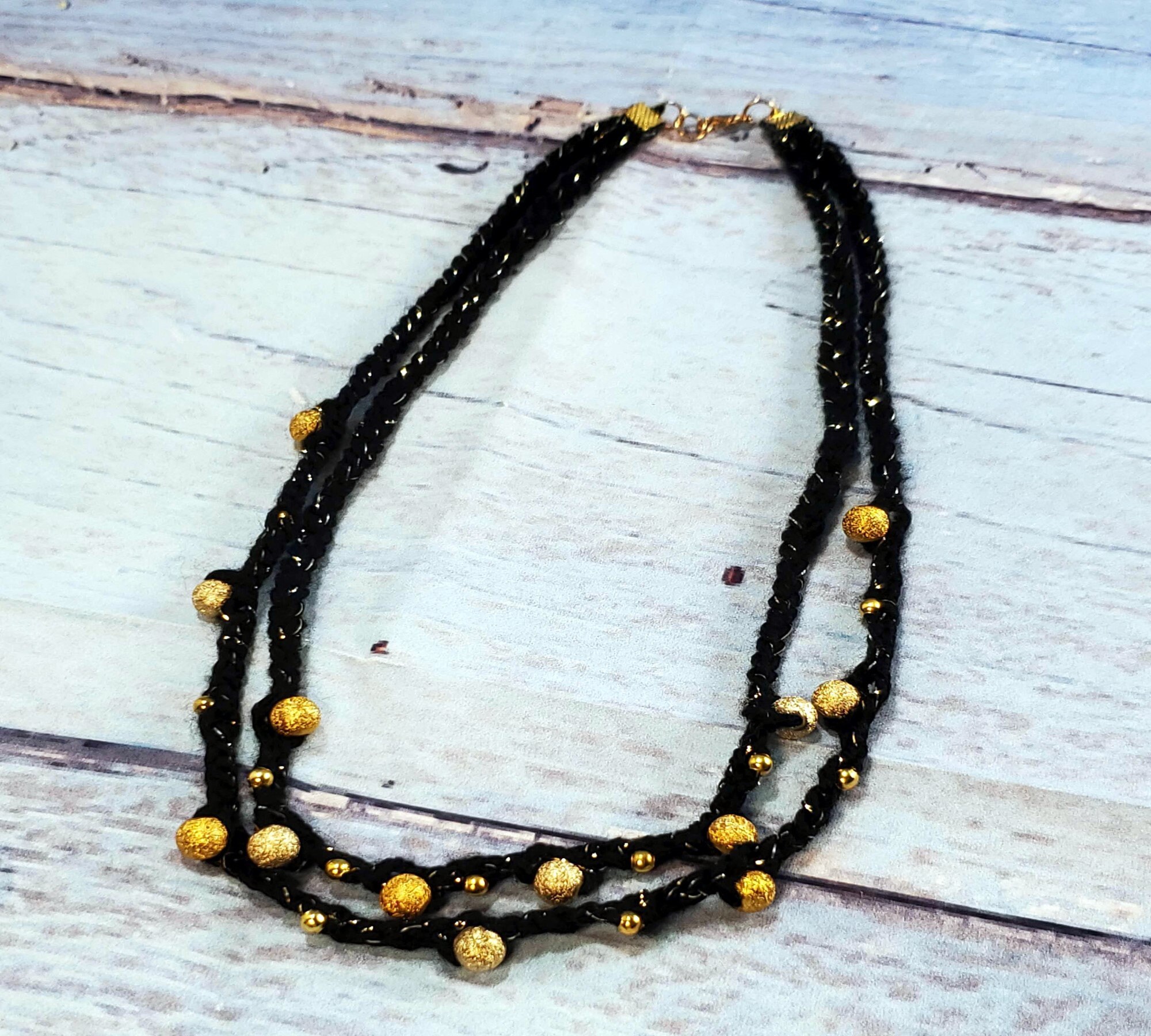 Necklace With Beads Etsy